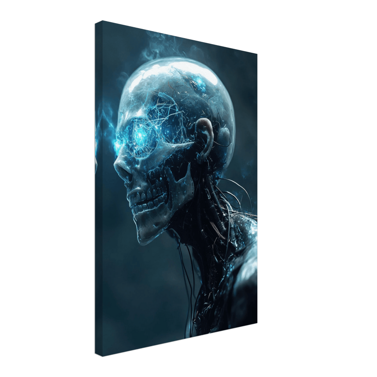 A futuristic humanoid with a fully transparent f 1 - Shop Ai Art WebShop - Digital Art online Store