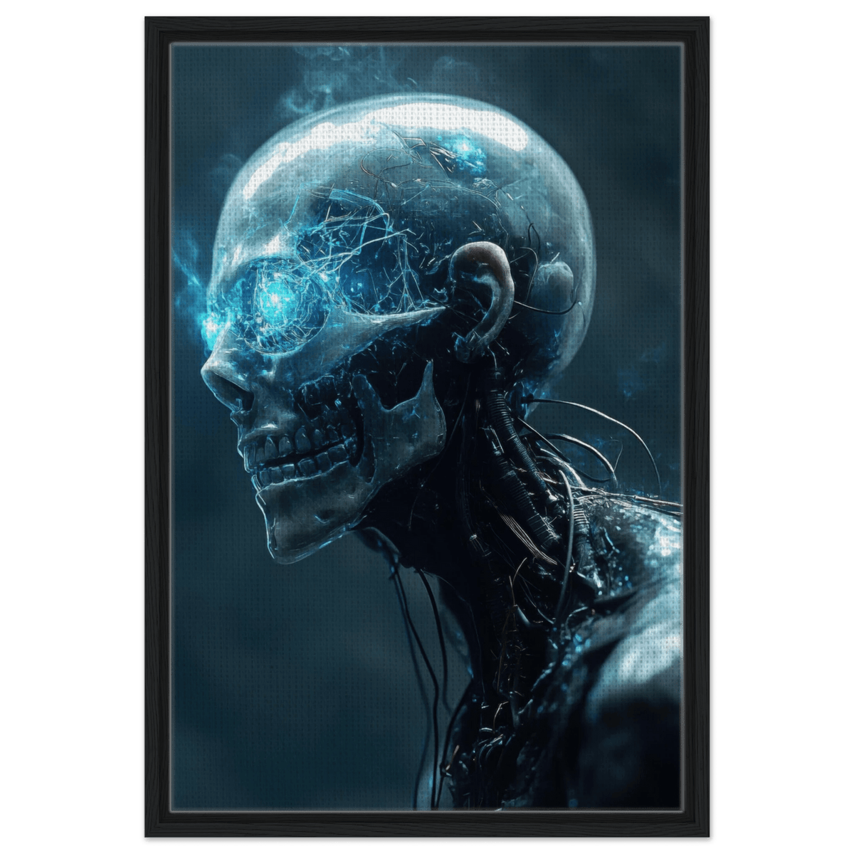 A futuristic humanoid with a fully transparent f 1 - Shop Ai Art WebShop - Digital Art online Store