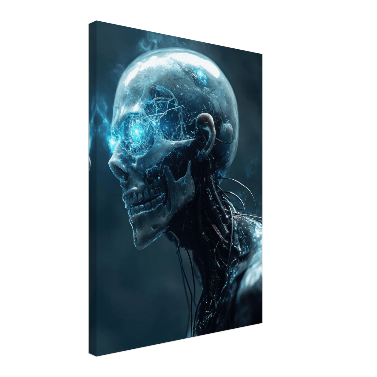 A futuristic humanoid with a fully transparent f 1 - Shop Ai Art WebShop - Digital Art online Store