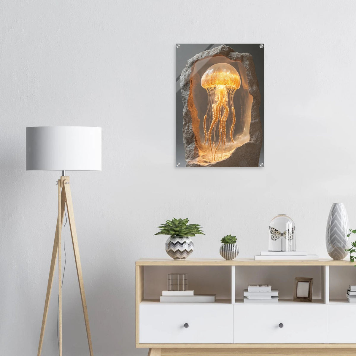 A Jellyfish body fused with starfish arms - Shop Ai Art WebShop - Digital Art online Store