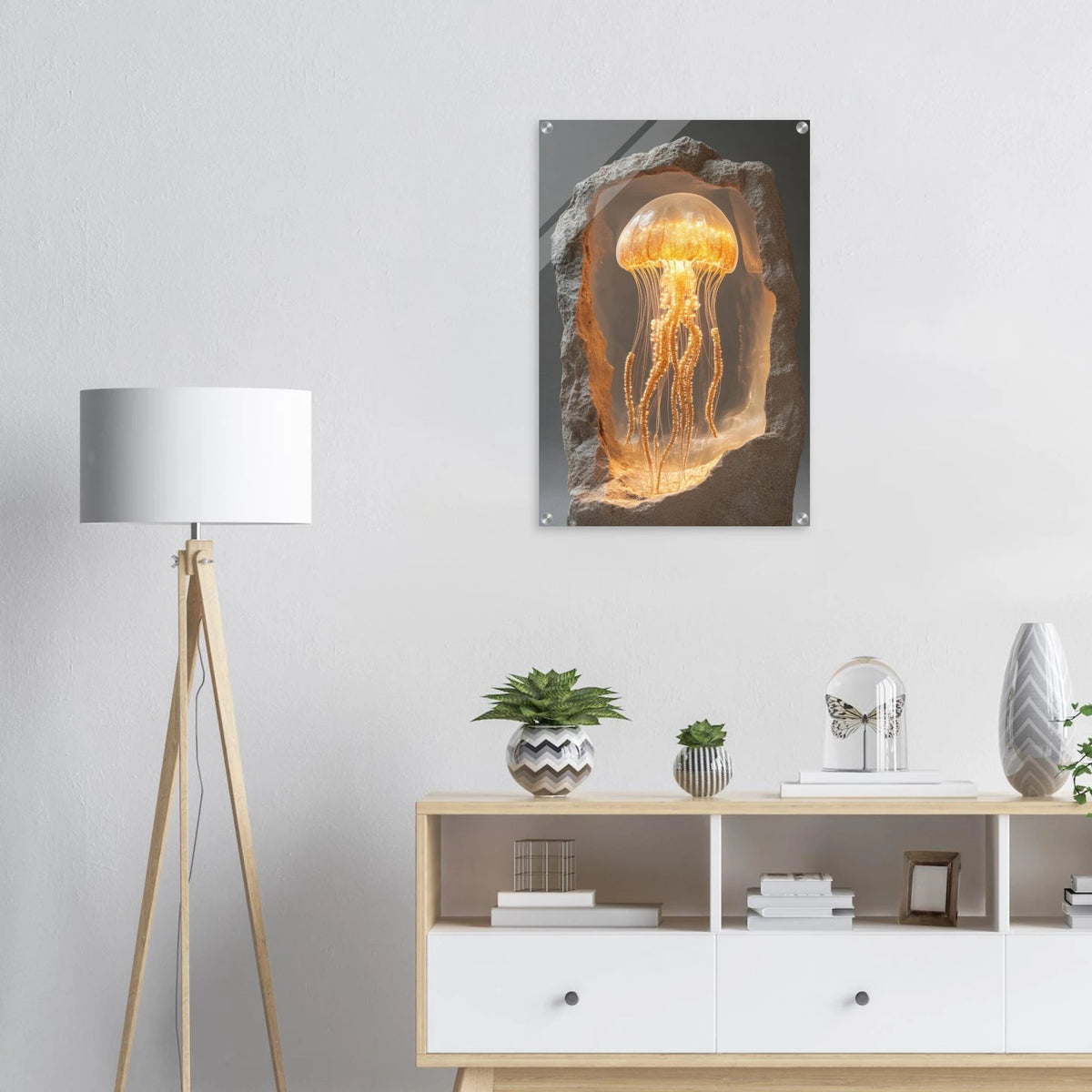 A Jellyfish body fused with starfish arms - Shop Ai Art WebShop - Digital Art online Store