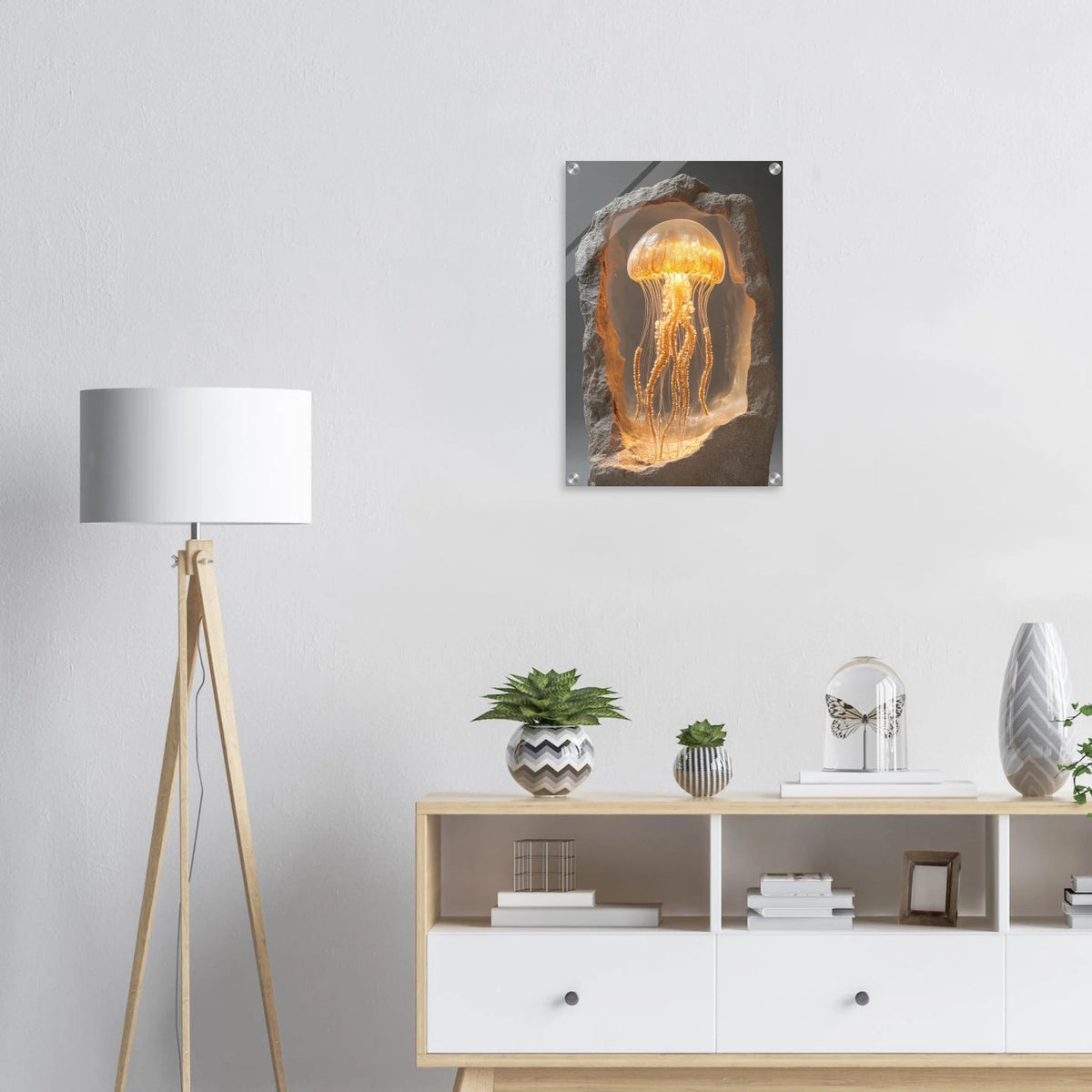 A Jellyfish body fused with starfish arms - Shop Ai Art WebShop - Digital Art online Store