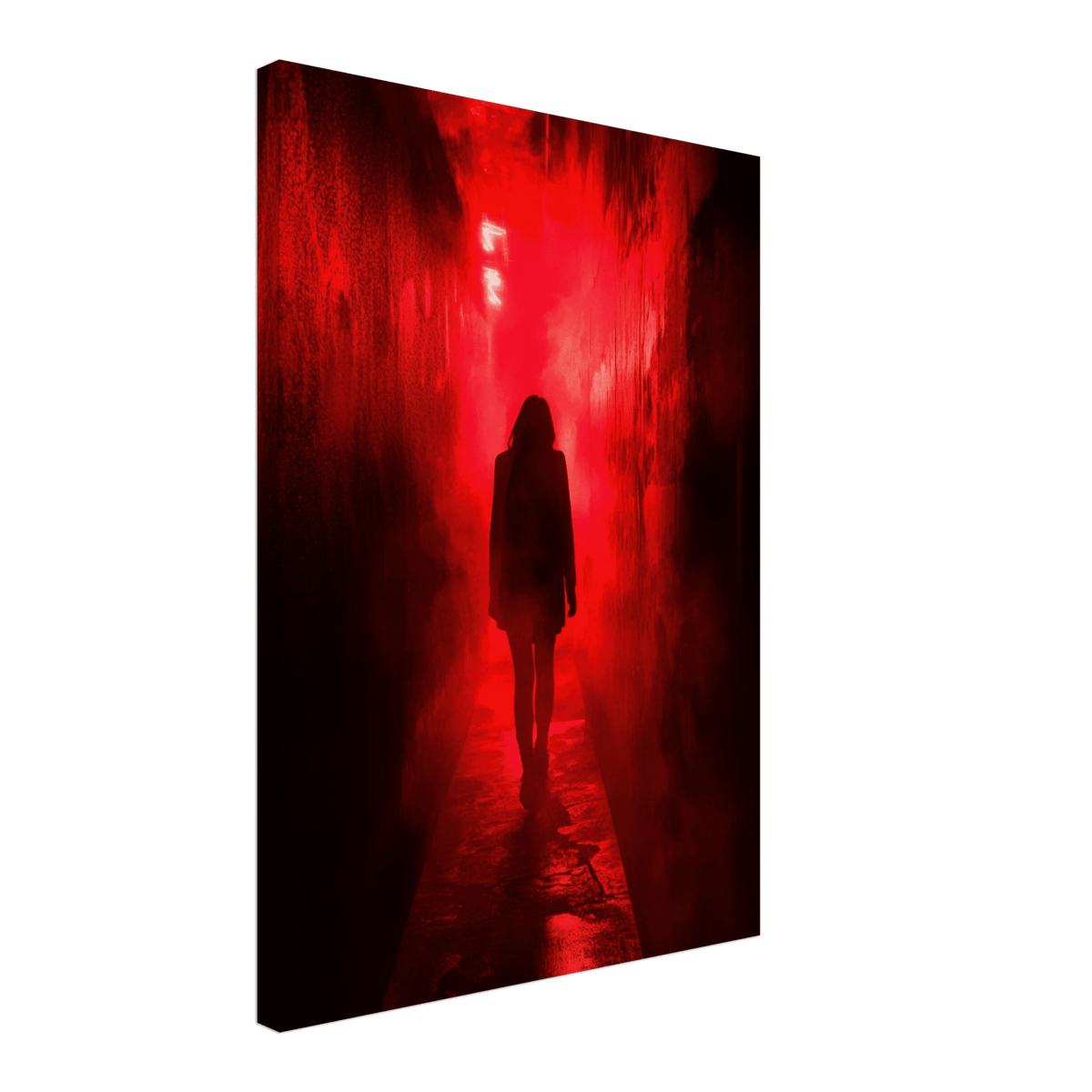 A mysterious figure with an elongated shadow sta 1 - Shop Ai Art WebShop - Digital Art online Store