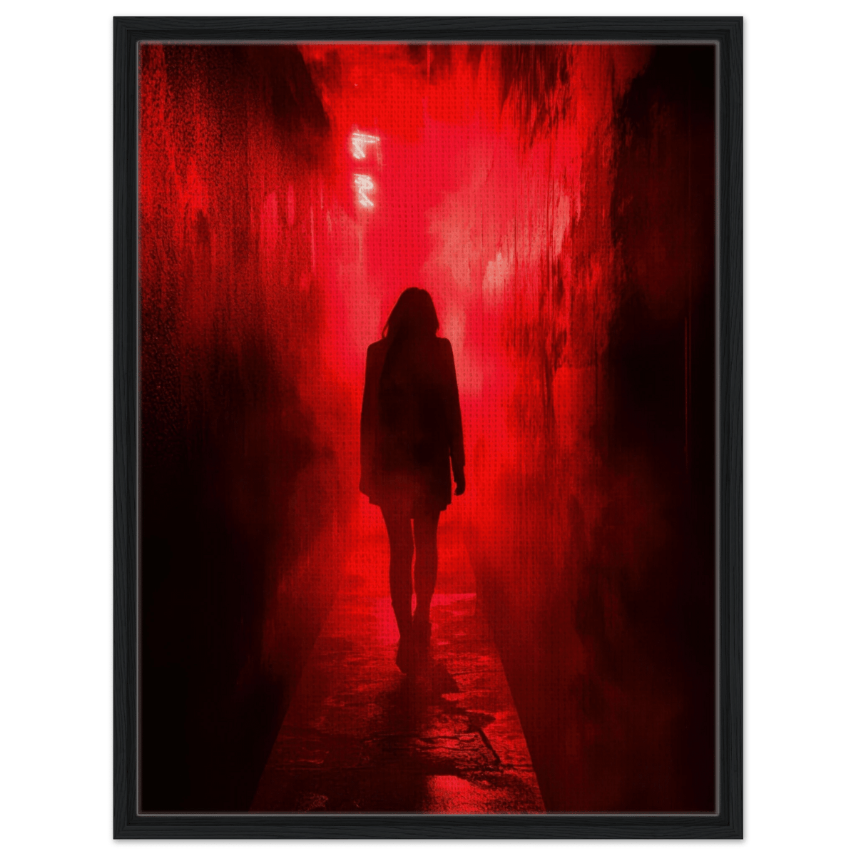 A mysterious figure with an elongated shadow sta 1 - Shop Ai Art WebShop - Digital Art online Store