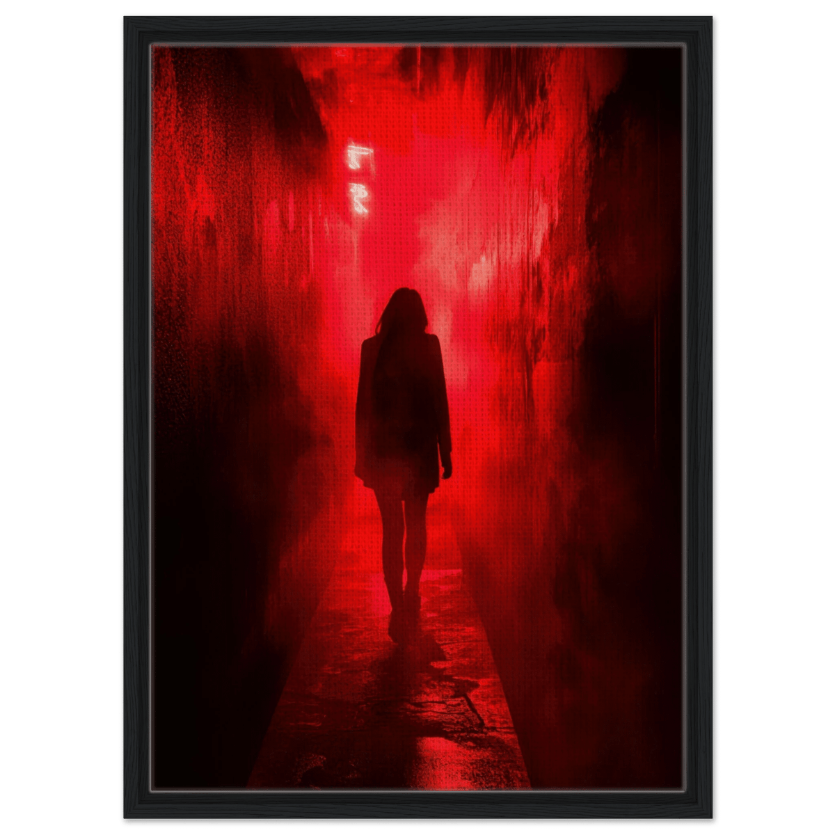 A mysterious figure with an elongated shadow sta 1 - Shop Ai Art WebShop - Digital Art online Store