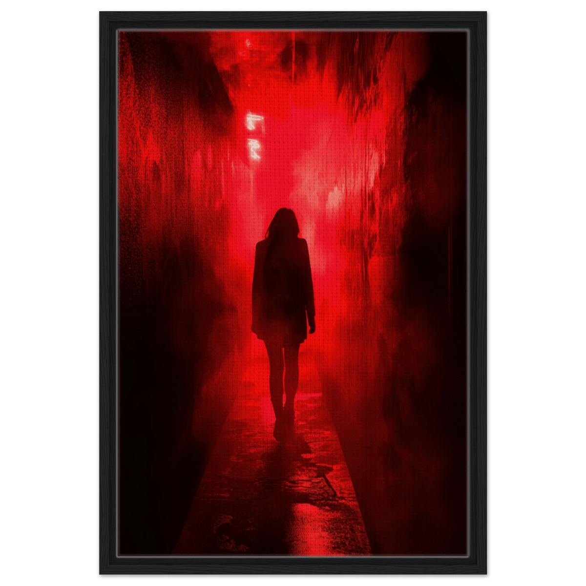 A mysterious figure with an elongated shadow sta 1 - Shop Ai Art WebShop - Digital Art online Store