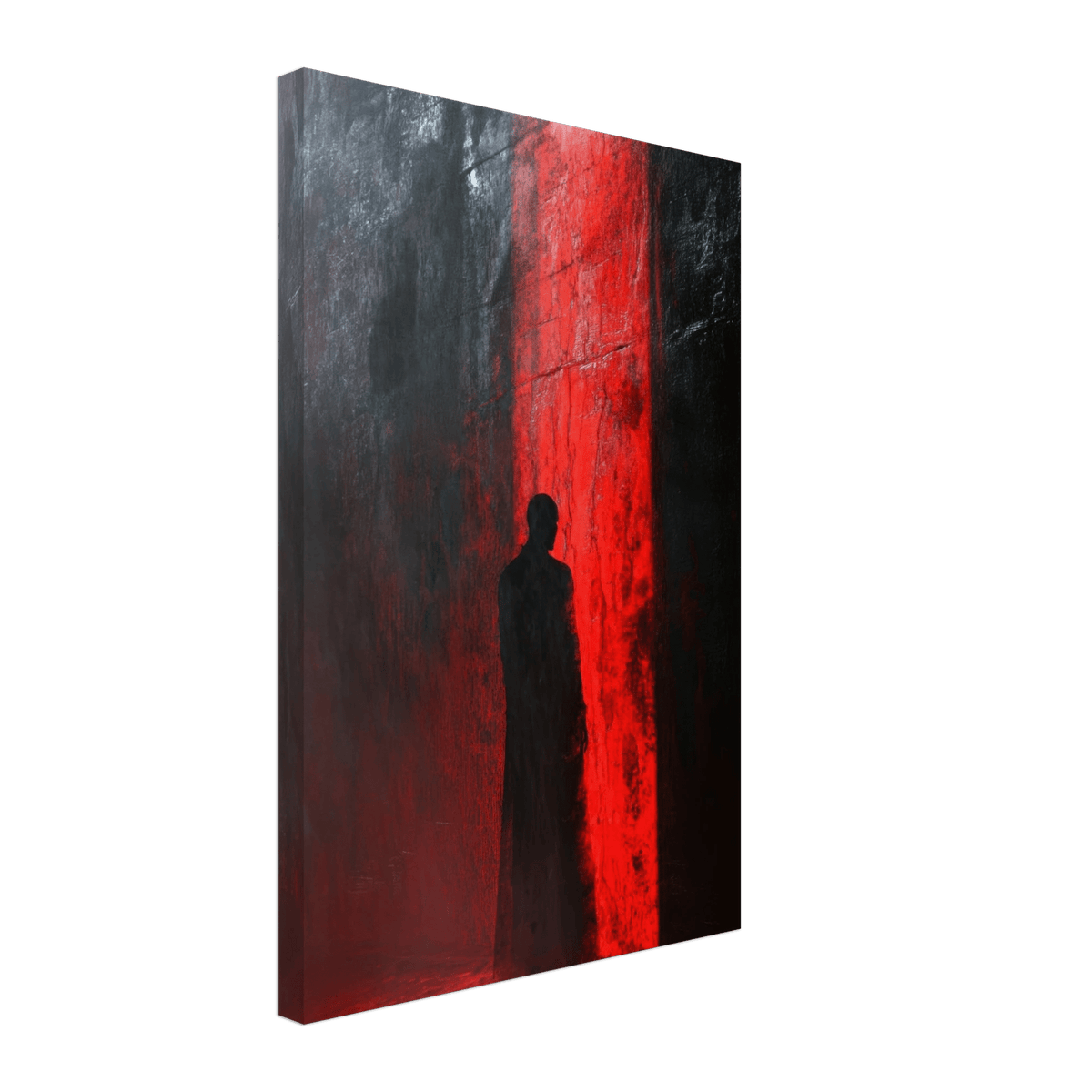 A mysterious figure with an elongated shadow sta 2 - Shop Ai Art WebShop - Digital Art online Store