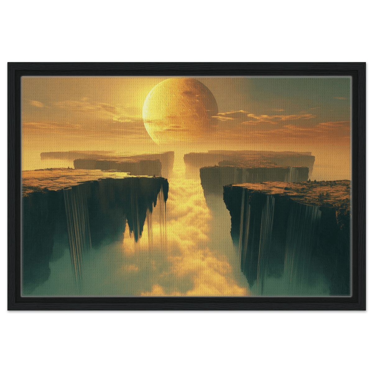 A vast dreamscape with levitating islands a mass 3 - Shop Ai Art WebShop - Digital Art online Store