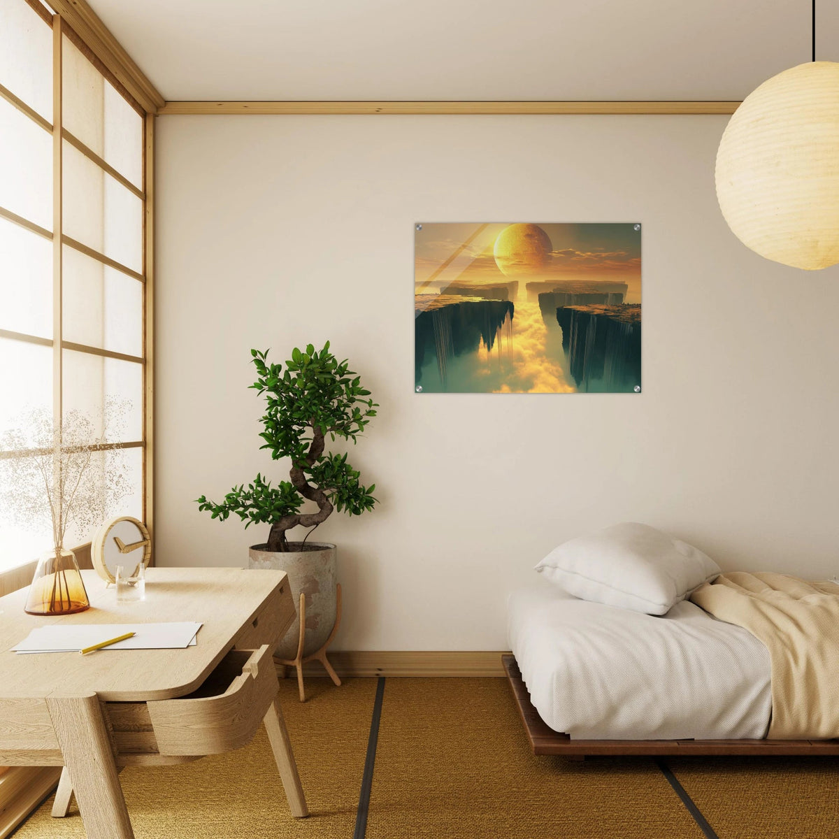 A vast dreamscape with levitating islands a mass 3 - Shop Ai Art WebShop - Digital Art online Store