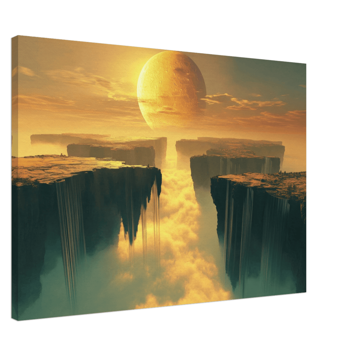 A vast dreamscape with levitating islands a mass 3 - Shop Ai Art WebShop - Digital Art online Store