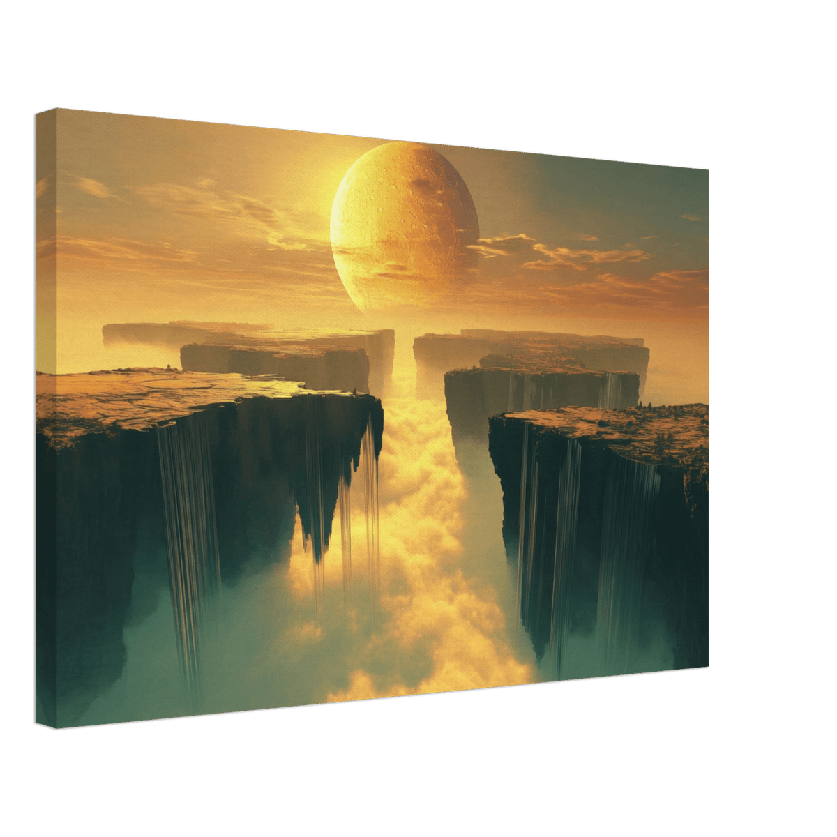 A vast dreamscape with levitating islands a mass 3 - Shop Ai Art WebShop - Digital Art online Store