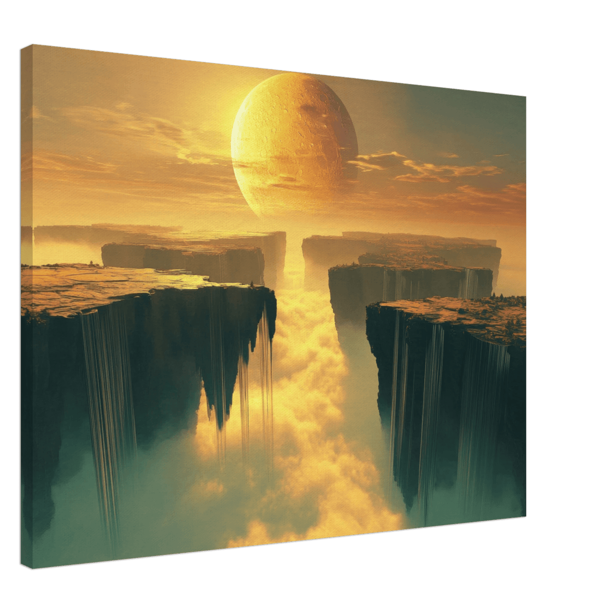 A vast dreamscape with levitating islands a mass 3 - Shop Ai Art WebShop - Digital Art online Store