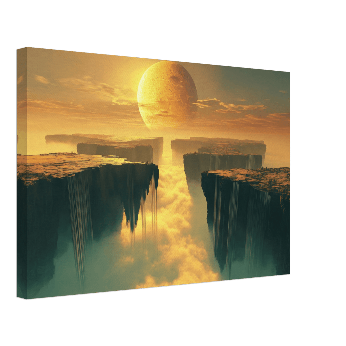 A vast dreamscape with levitating islands a mass 3 - Shop Ai Art WebShop - Digital Art online Store