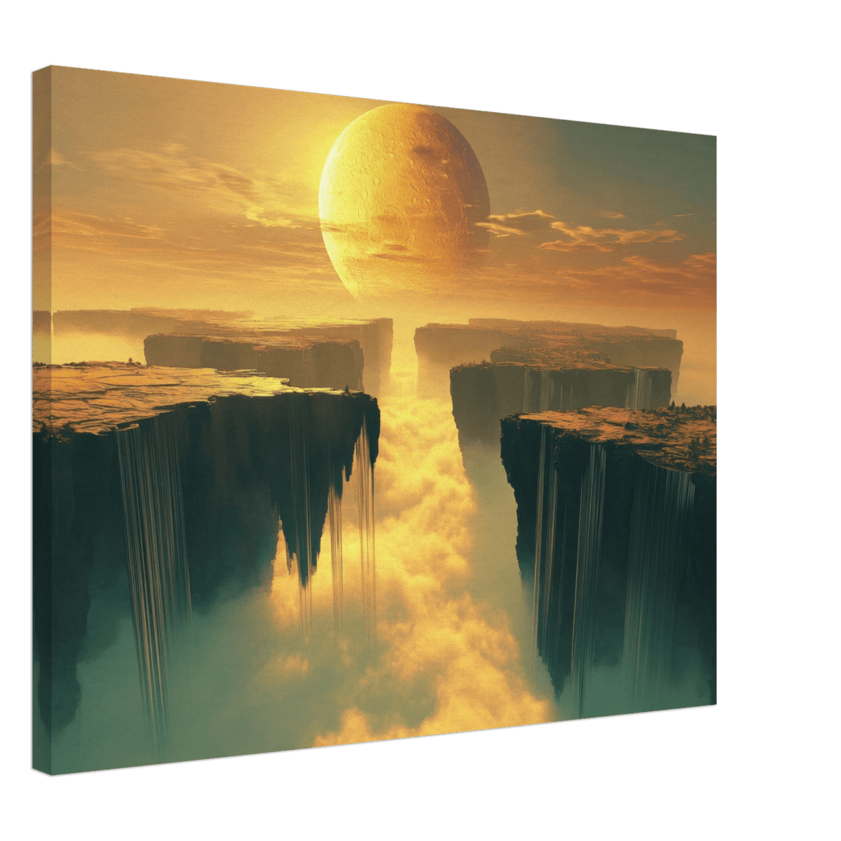 A vast dreamscape with levitating islands a mass 3 - Shop Ai Art WebShop - Digital Art online Store