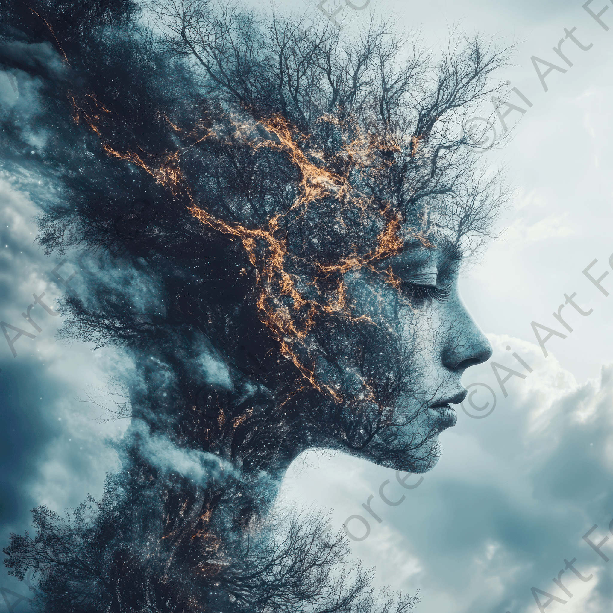 Digital Ai Artwork, of Veterans Biopsychosocial-Spiritual Assessment 5, ideal for art enthusiasts and collectors.