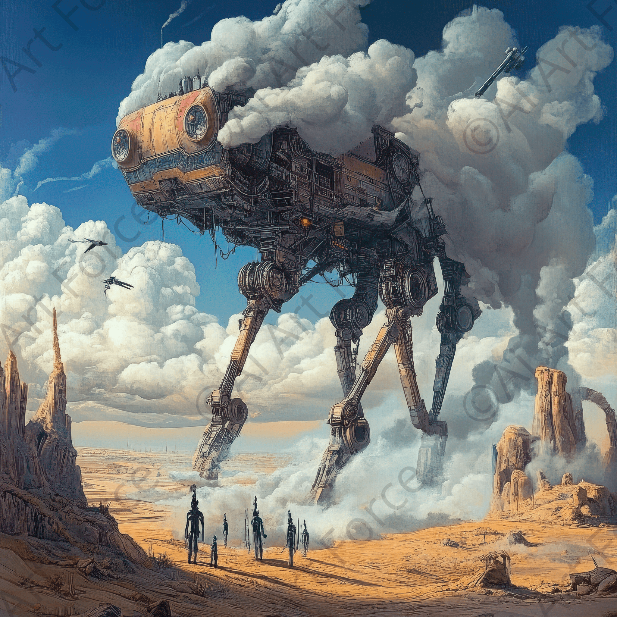 Digital Ai Artwork, of Surrealistic art style 5, ideal for art enthusiasts and collectors.