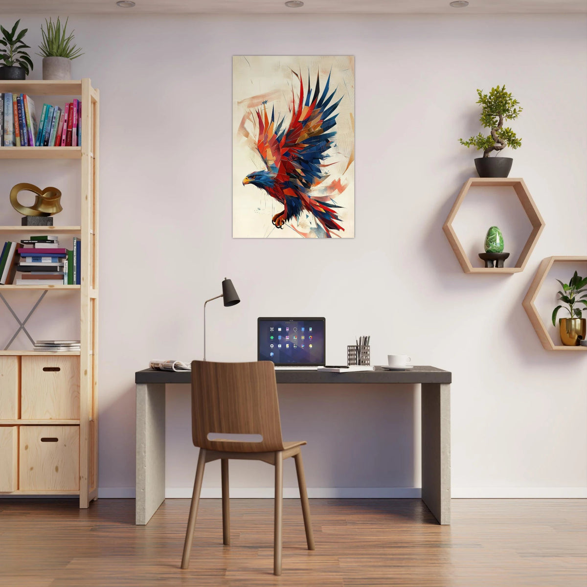 Abstract Geometric Eagle A bold abstract eagle f 2 - Shop Ai Art WebShop - Digital Art online Store