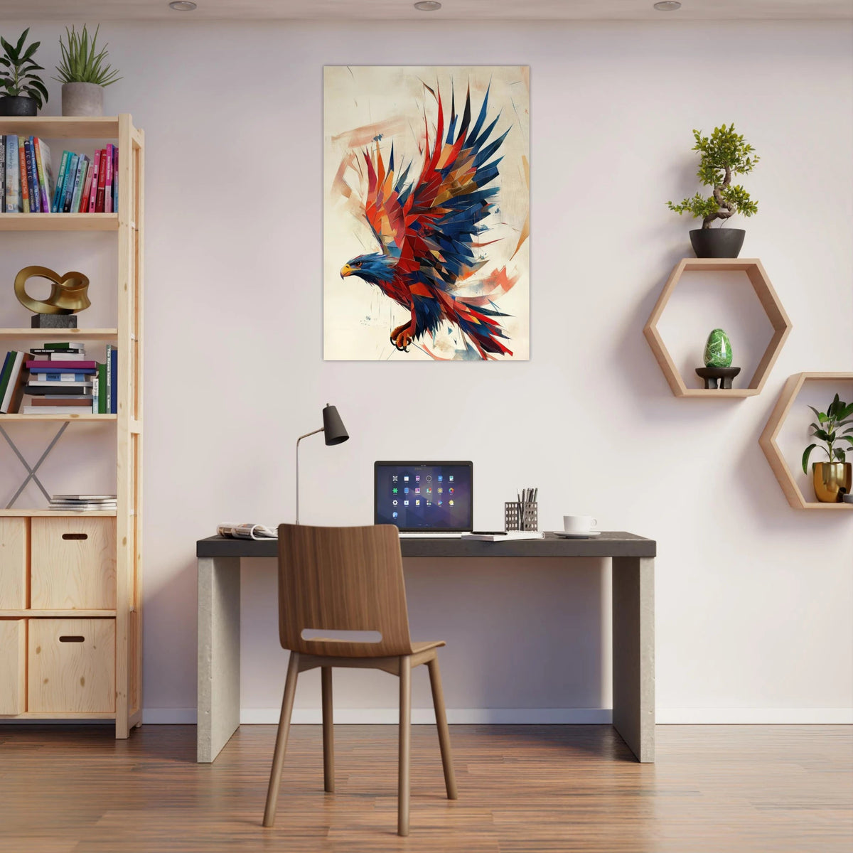 Abstract Geometric Eagle A bold abstract eagle f 2 - Shop Ai Art WebShop - Digital Art online Store