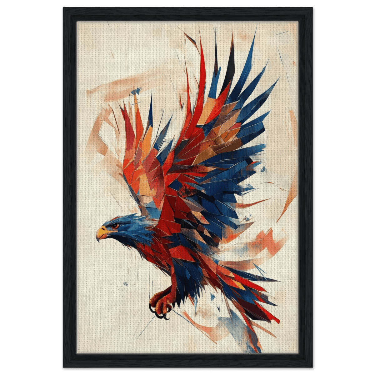 Abstract Geometric Eagle A bold abstract eagle f 2 - Shop Ai Art WebShop - Digital Art online Store