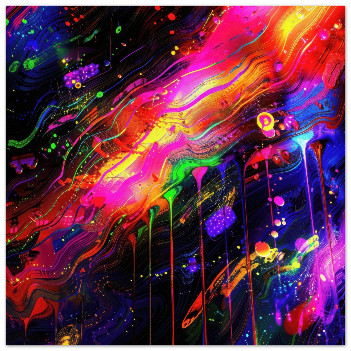 Abstract Neon - Shop Ai Art WebShop - Digital Art online Store