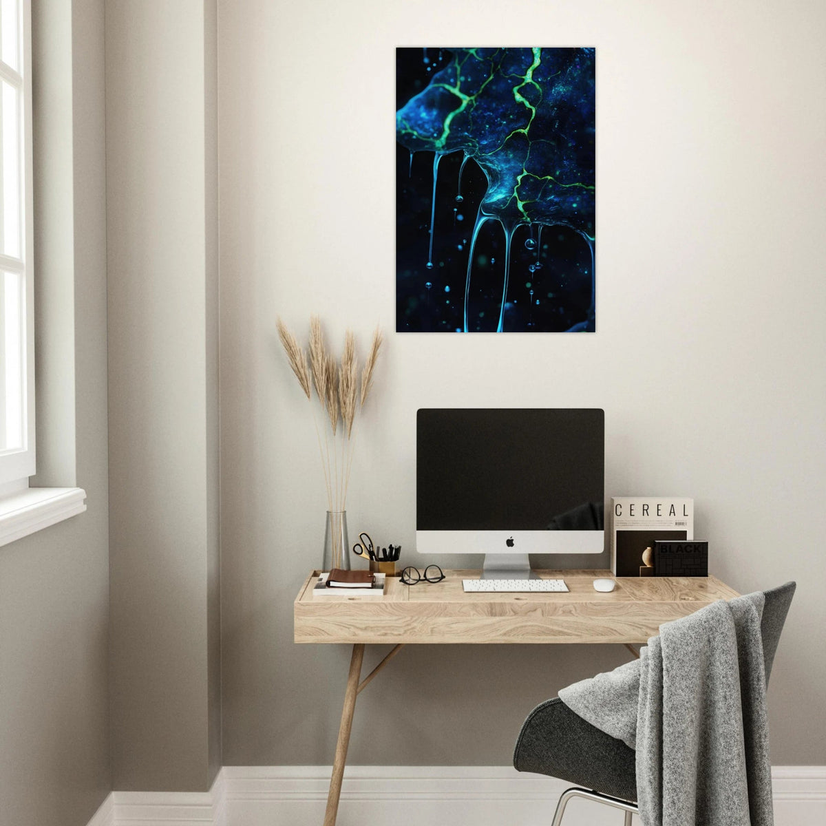 Abyssal Bloom Black tendrils stretch outward ent 1 - Shop Ai Art WebShop - Digital Art online Store