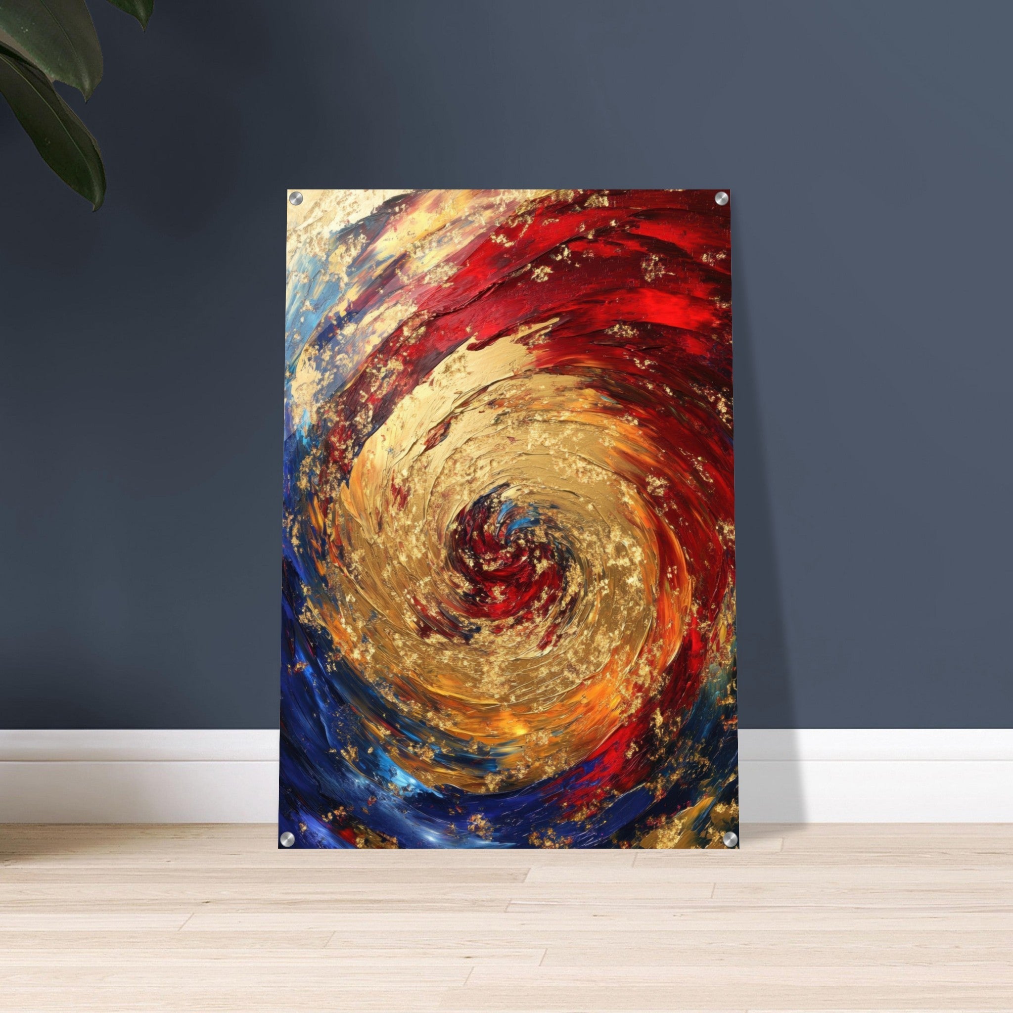 Acrylic Print Portrait - Vortex of Emotions A swirling fusion of vagrant 2 - Shop Ai Art WebShop - Digital Art online Store