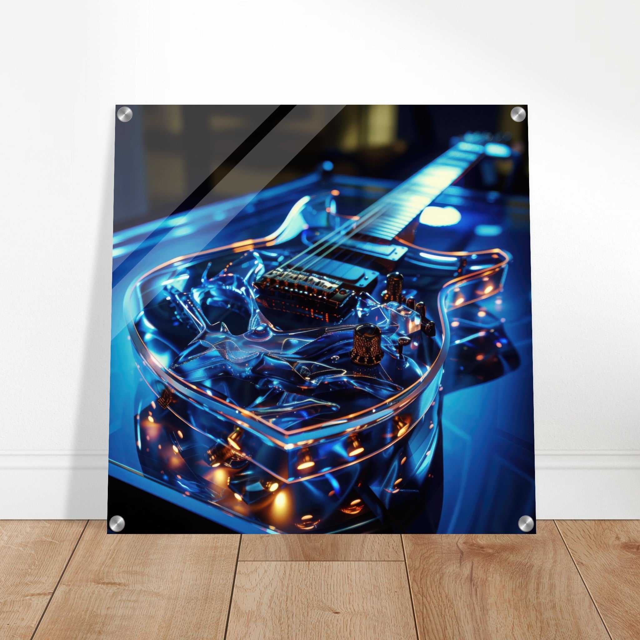 Acrylic Print Square - Music Art 6 - Shop Ai Art WebShop - Digital Art online Store