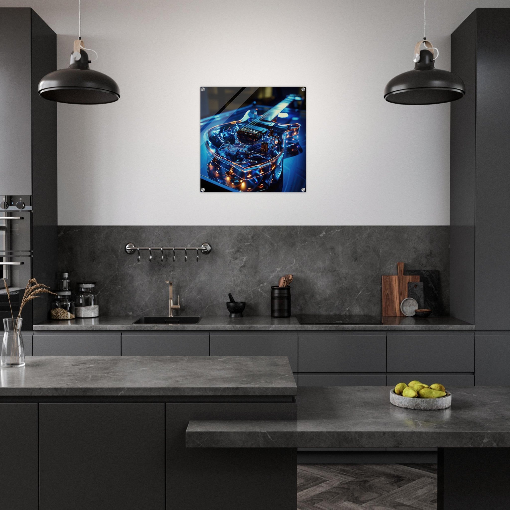 Acrylic Print Square - Music Art 6 - Shop Ai Art WebShop - Digital Art online Store