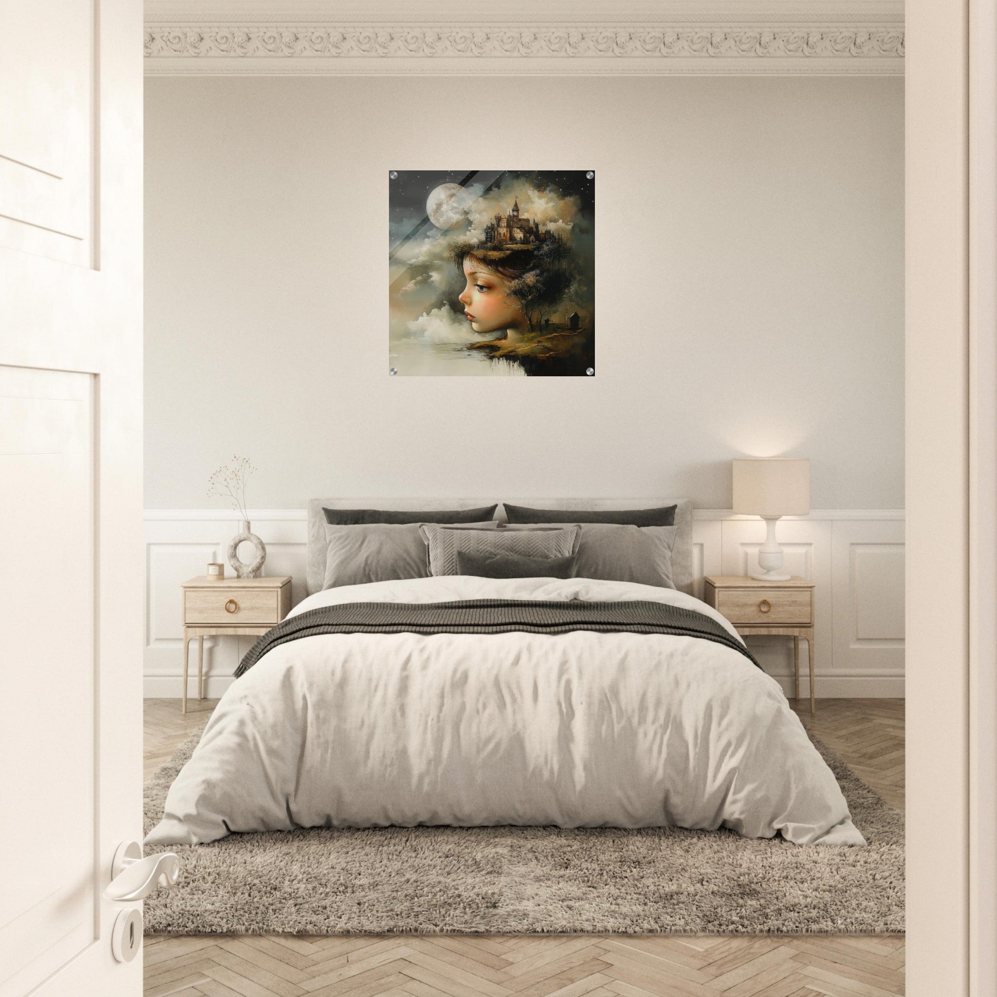 Acrylic Print Square - surrealistic art style 1 - Ai Art Force