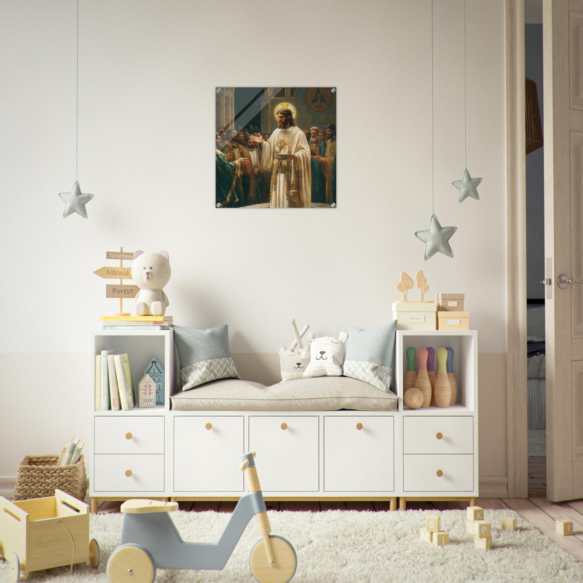 Acrylic Print Square - The Concept of Kind in Church History Analyzing 3 - Shop Ai Art WebShop - Digital Art online Store