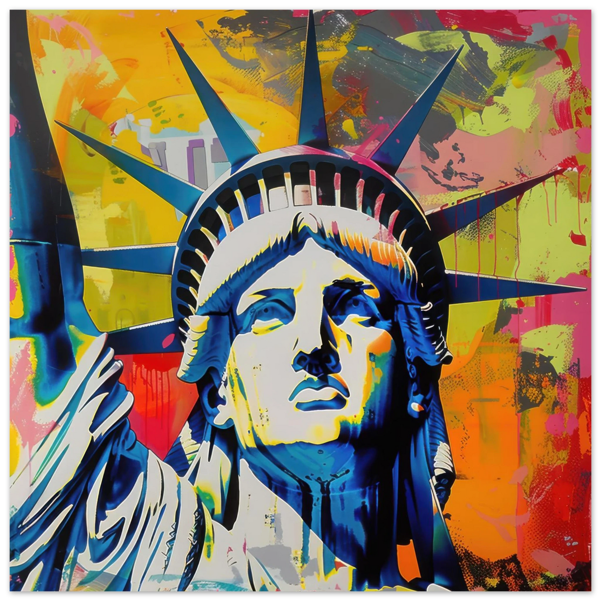 American pop art abstract art style - Shop Ai Art WebShop - Digital Art online Store
