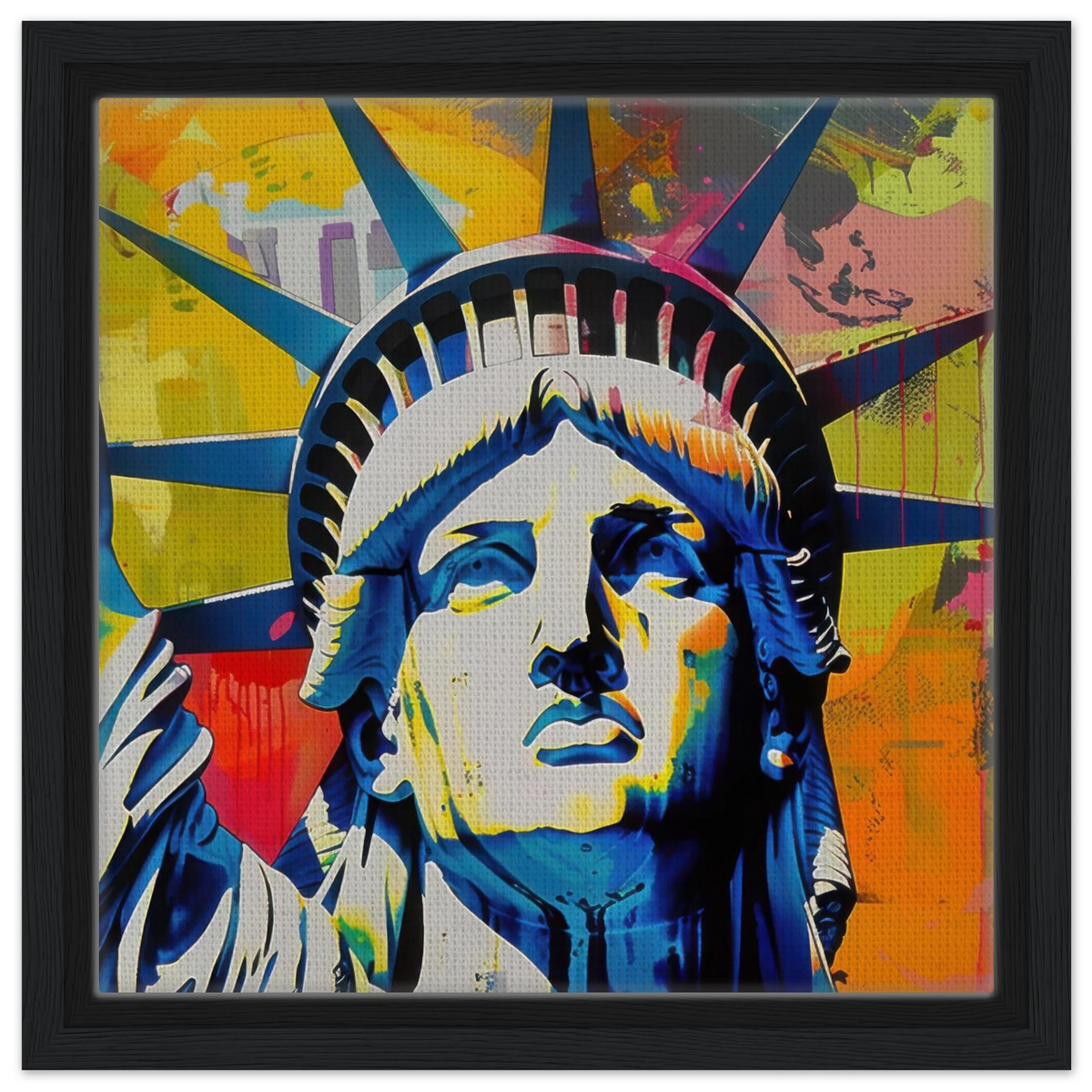 American pop art abstract art style - Shop Ai Art WebShop - Digital Art online Store