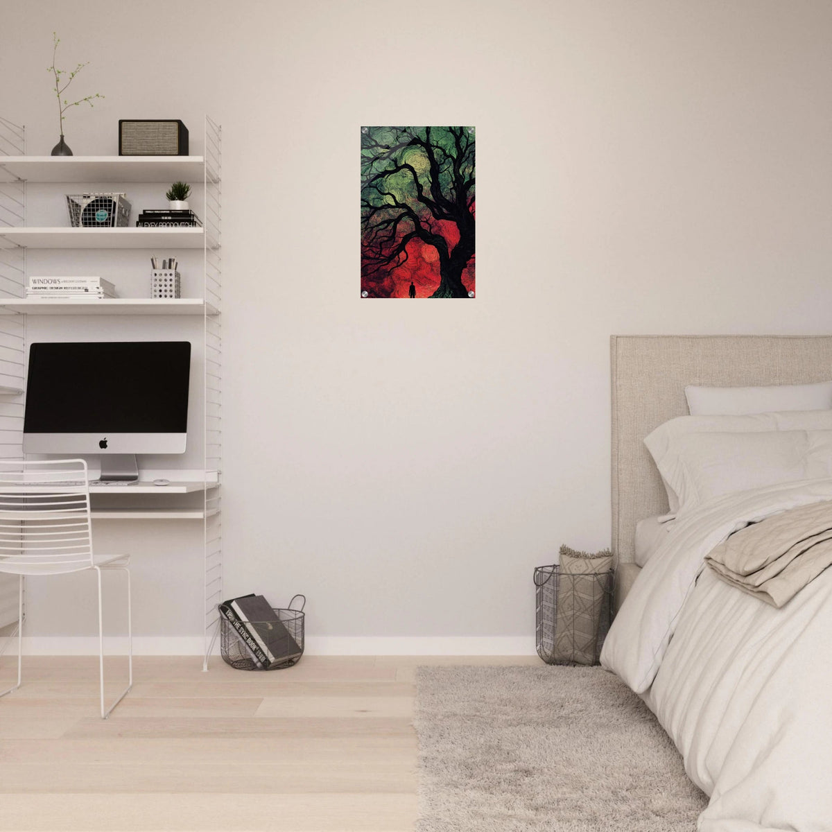 Ancient trees twist into monstrous contorted fig 1 - Shop Ai Art WebShop - Digital Art online Store