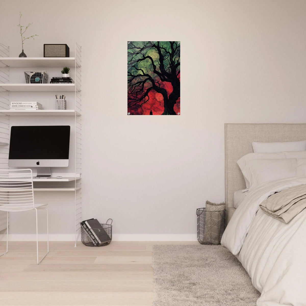 Ancient trees twist into monstrous contorted fig 1 - Shop Ai Art WebShop - Digital Art online Store