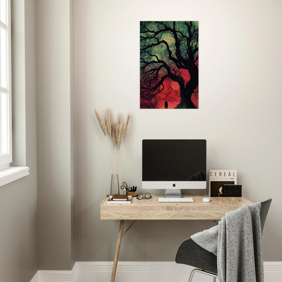 Ancient trees twist into monstrous contorted fig 1 - Shop Ai Art WebShop - Digital Art online Store