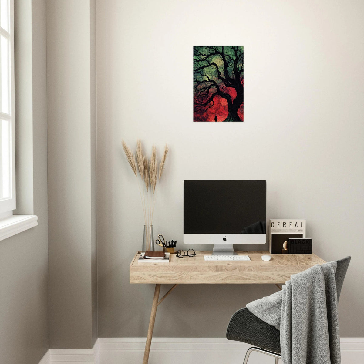 Ancient trees twist into monstrous contorted fig 1 - Shop Ai Art WebShop - Digital Art online Store