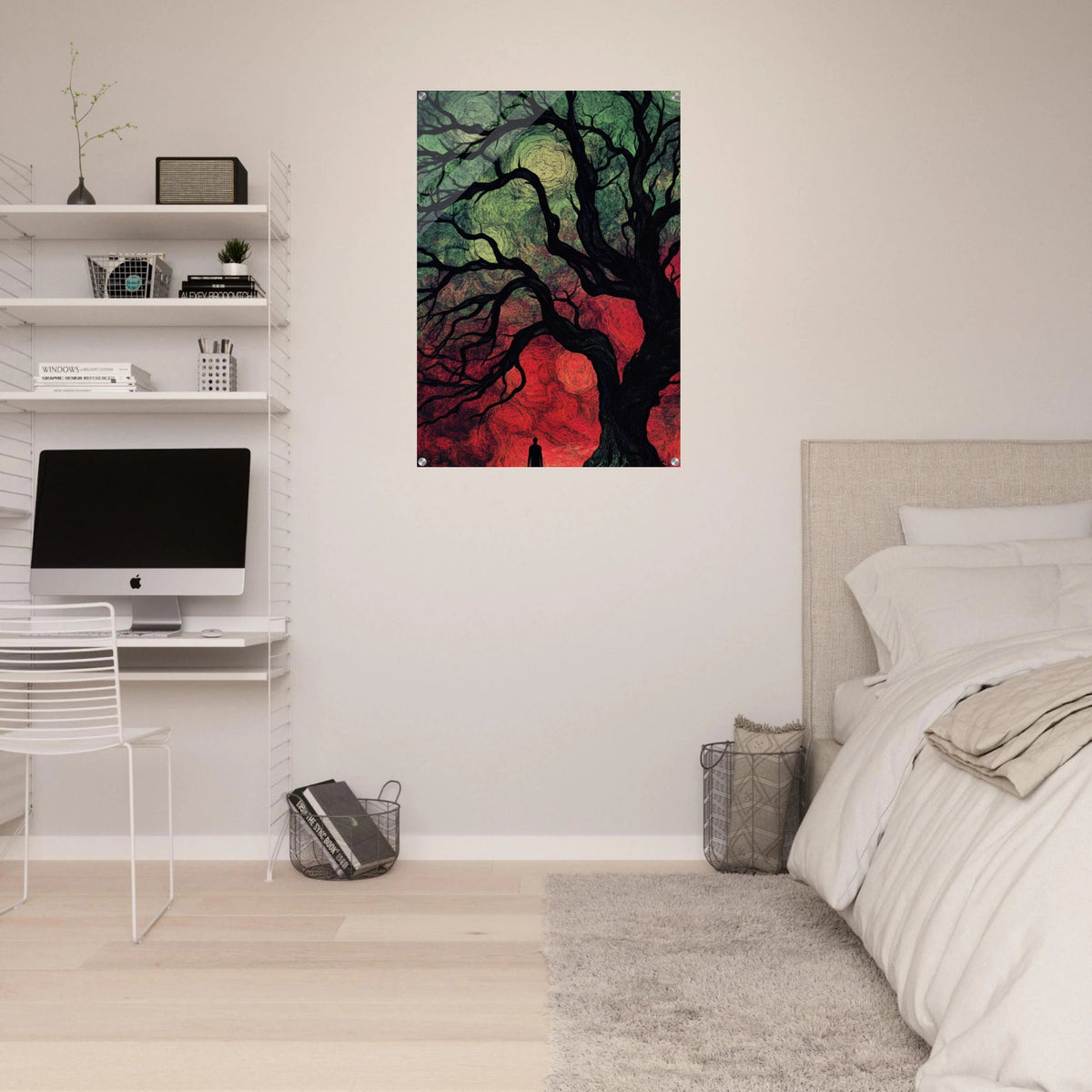 Ancient trees twist into monstrous contorted fig 1 - Shop Ai Art WebShop - Digital Art online Store