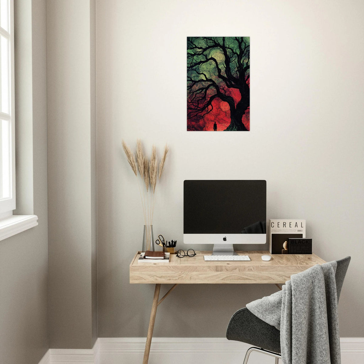 Ancient trees twist into monstrous contorted fig 1 - Shop Ai Art WebShop - Digital Art online Store