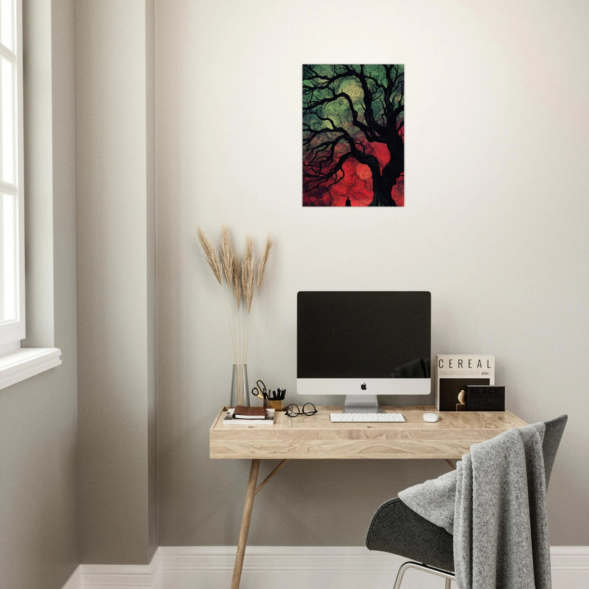 Ancient trees twist into monstrous contorted fig 1 - Shop Ai Art WebShop - Digital Art online Store