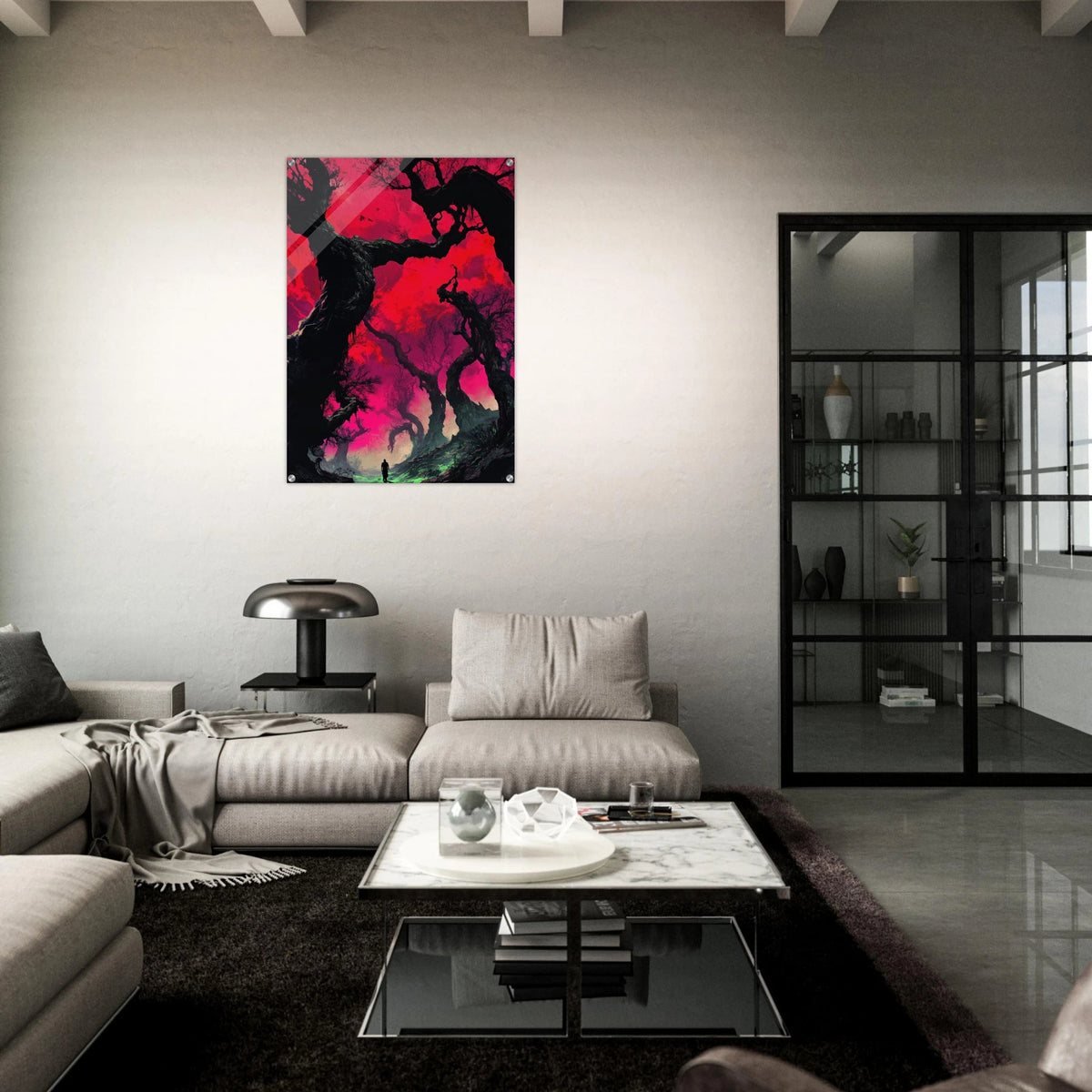 Ancient trees twist into monstrous contorted fig 2 - Shop Ai Art WebShop - Digital Art online Store