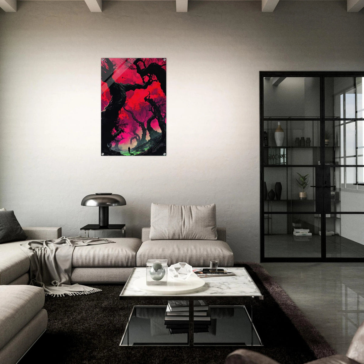 Ancient trees twist into monstrous contorted fig 2 - Shop Ai Art WebShop - Digital Art online Store