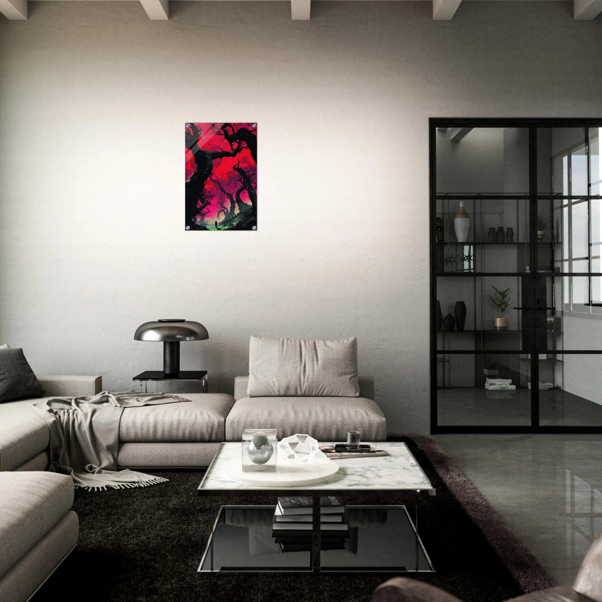 Ancient trees twist into monstrous contorted fig 2 - Shop Ai Art WebShop - Digital Art online Store