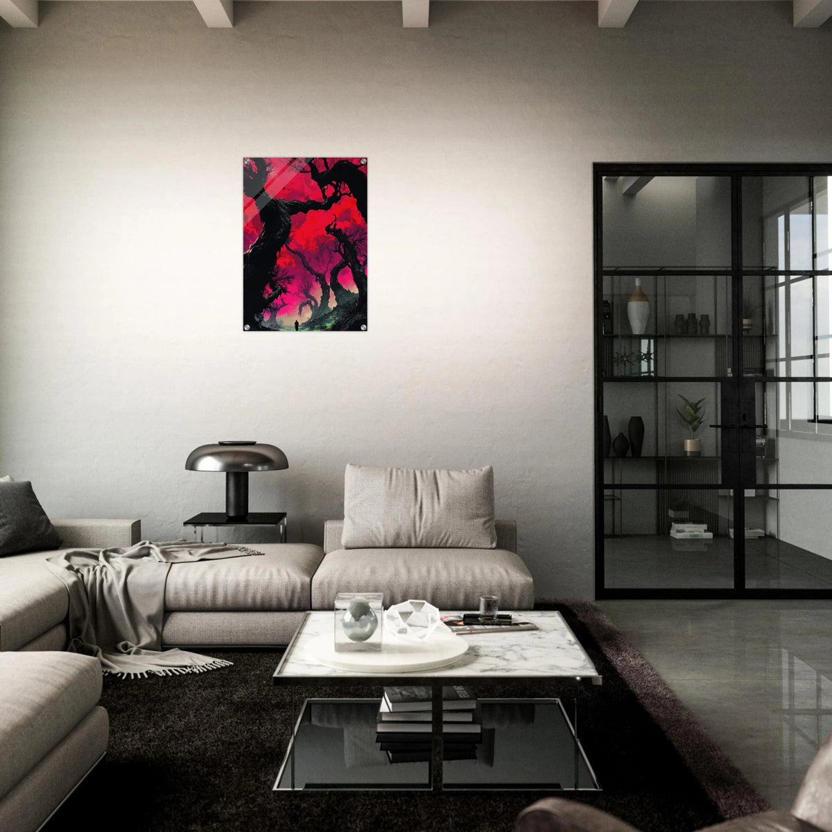 Ancient trees twist into monstrous contorted fig 2 - Shop Ai Art WebShop - Digital Art online Store
