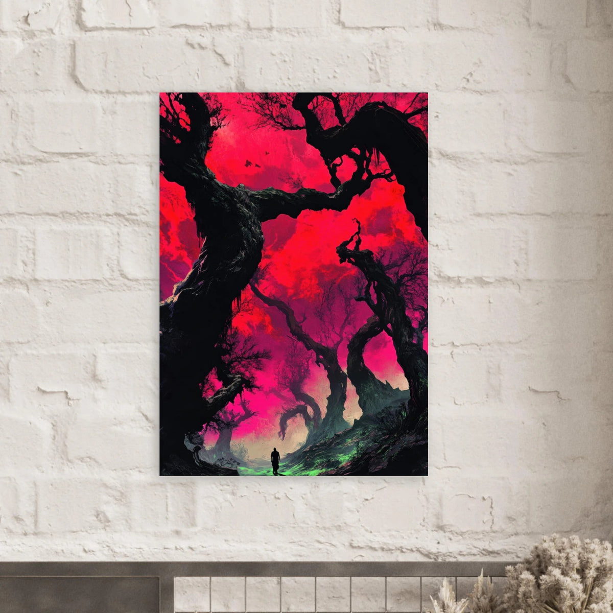 Ancient trees twist into monstrous contorted fig 2 - Shop Ai Art WebShop - Digital Art online Store