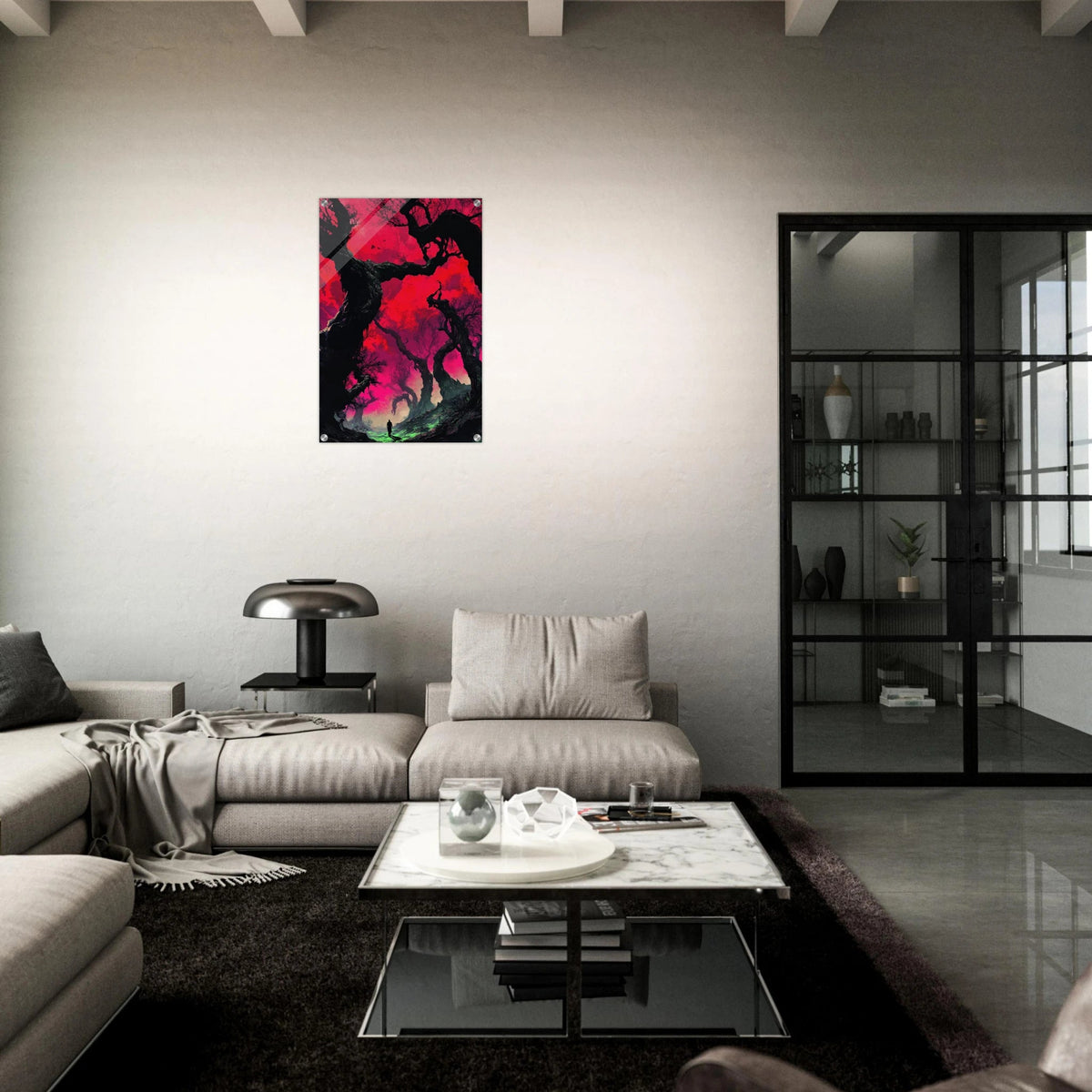 Ancient trees twist into monstrous contorted fig 2 - Shop Ai Art WebShop - Digital Art online Store