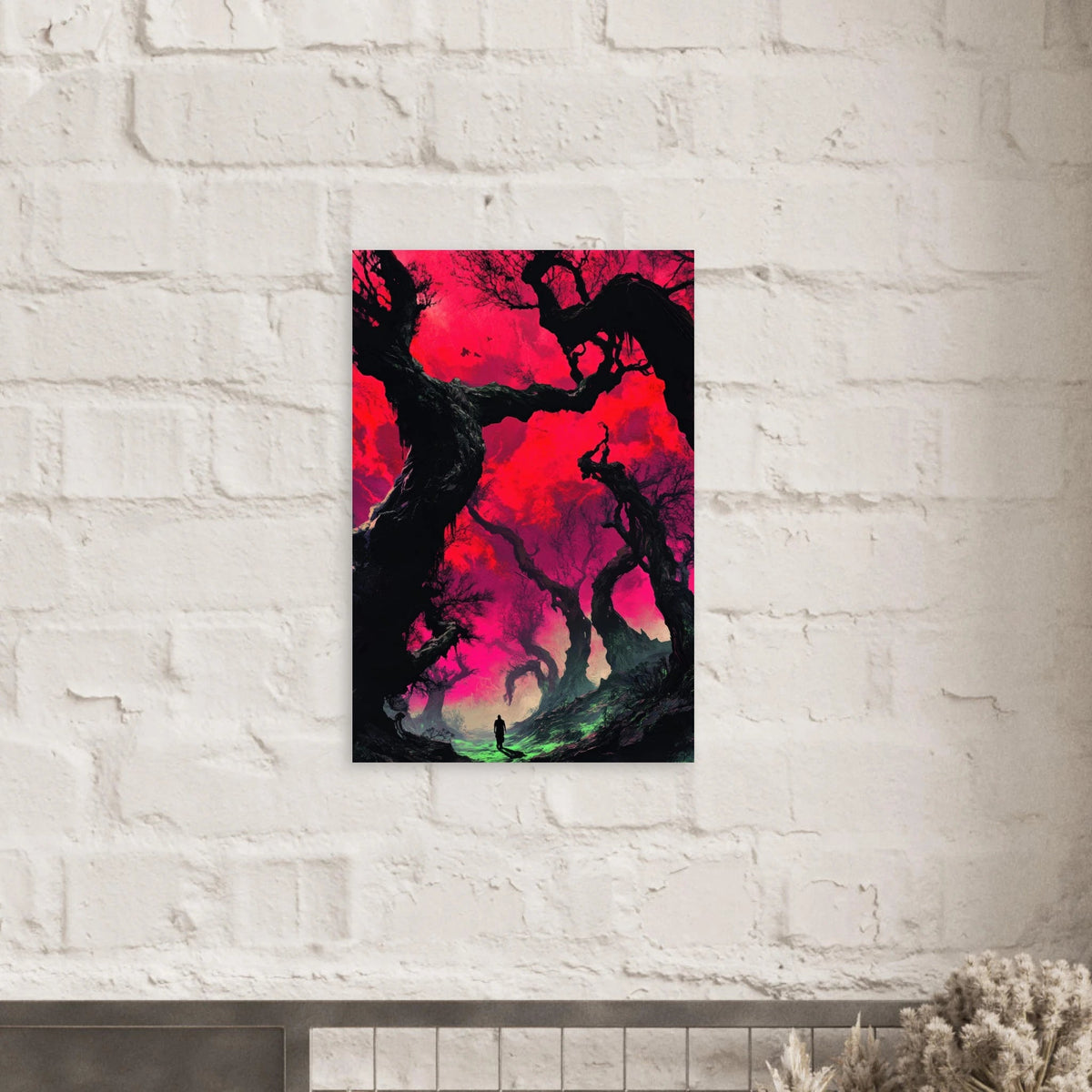 Ancient trees twist into monstrous contorted fig 2 - Shop Ai Art WebShop - Digital Art online Store