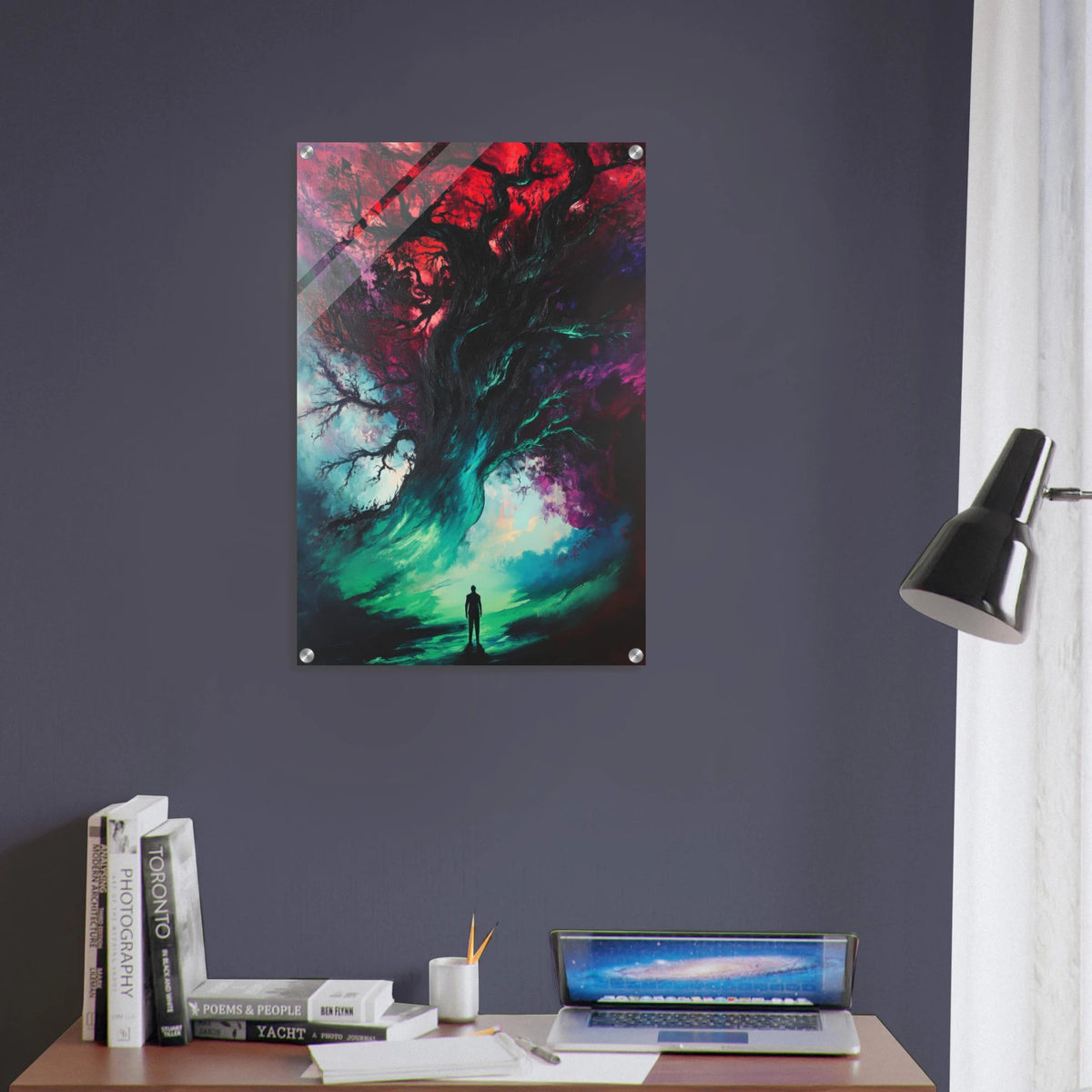 Ancient trees twist into monstrous contorted fig - Shop Ai Art WebShop - Digital Art online Store