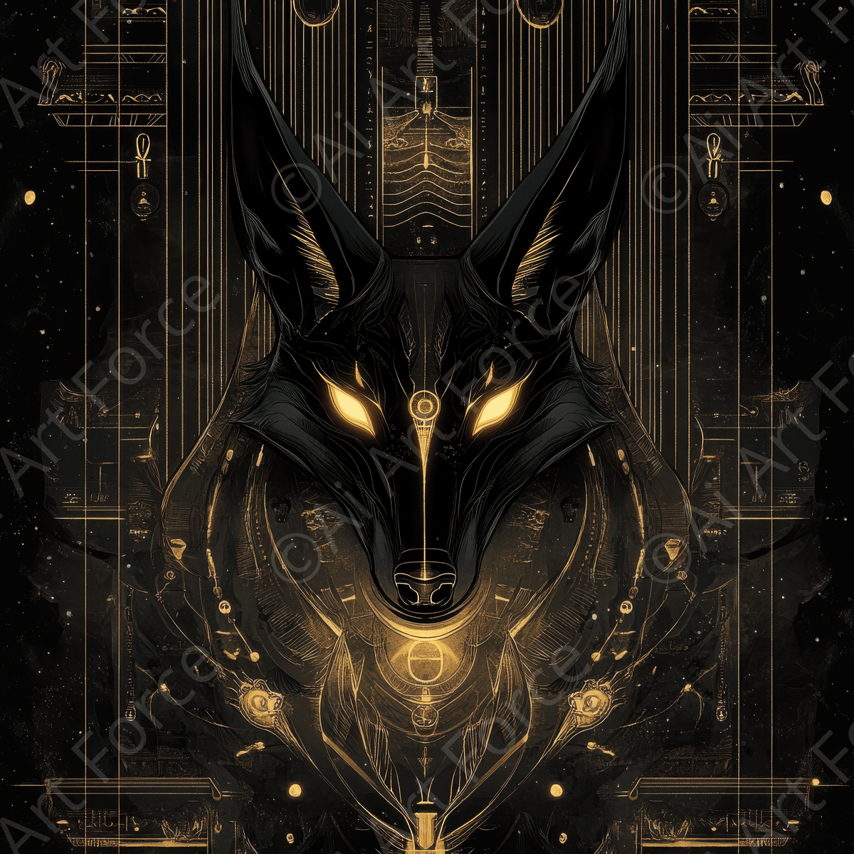 Anubis Guiding Souls 3 - Shop Ai Art WebShop - Digital Art online Store