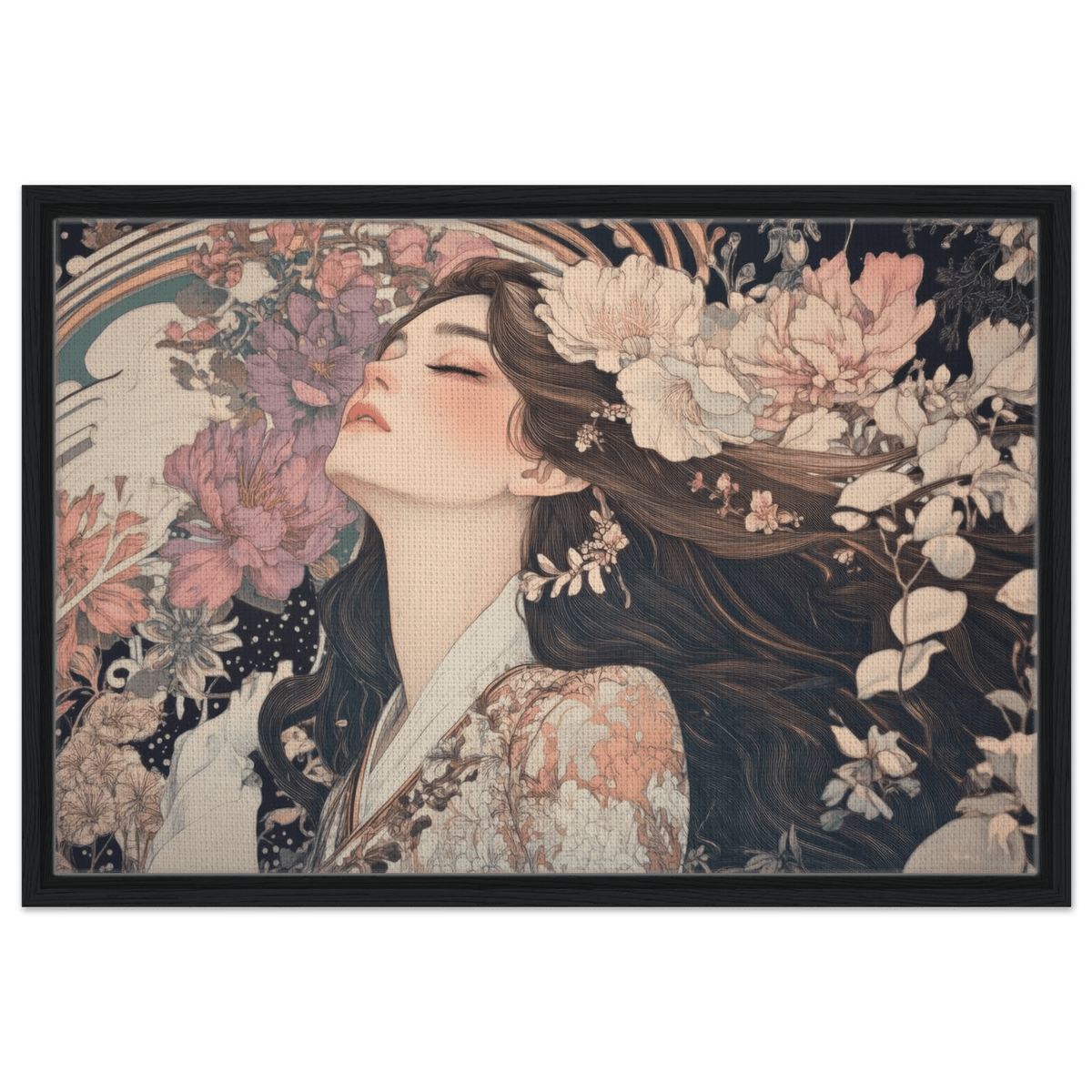 Art Nouveau Enchanted Garden An Art Nouveau inst 2 - Shop Ai Art WebShop - Digital Art online Store
