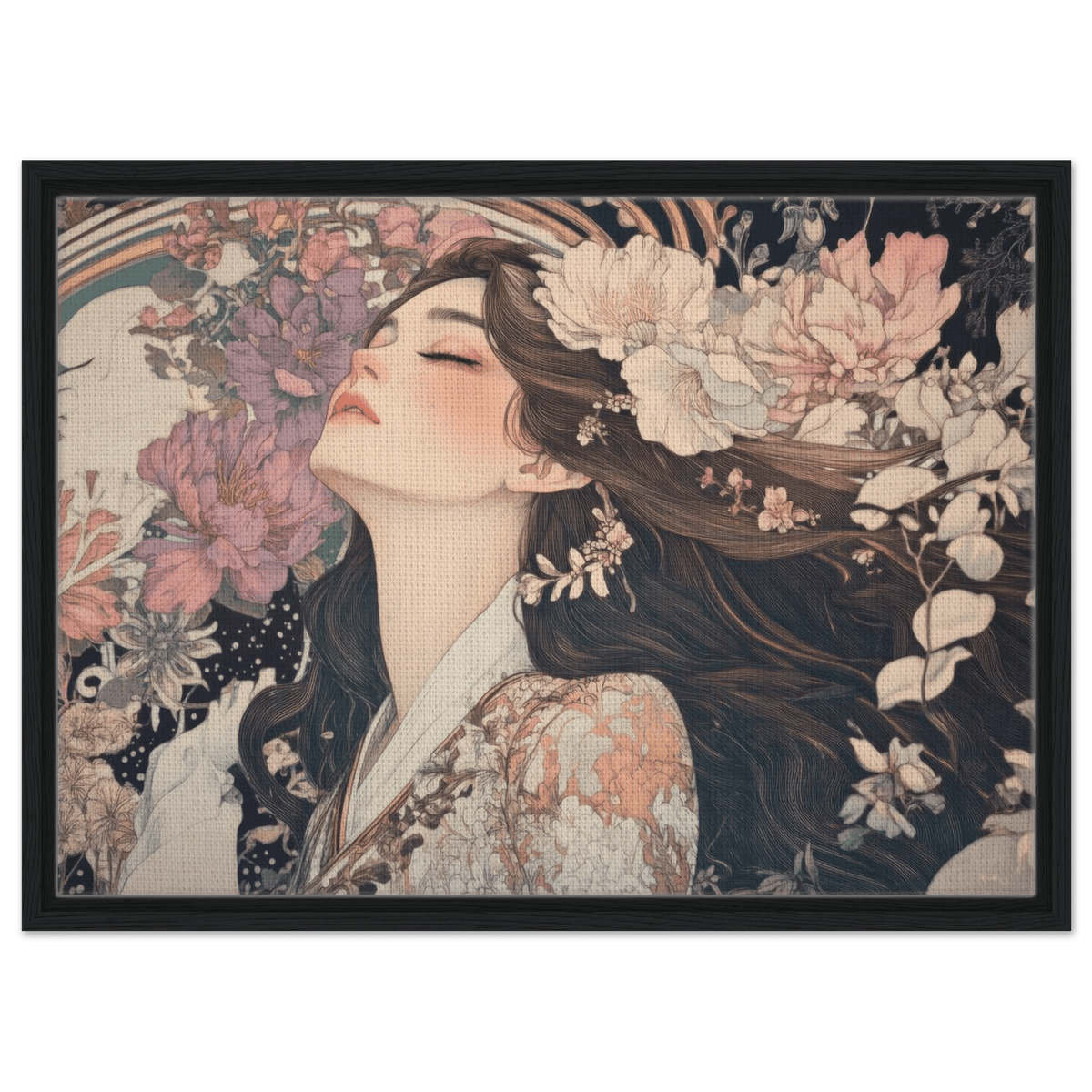Art Nouveau Enchanted Garden An Art Nouveau inst 2 - Shop Ai Art WebShop - Digital Art online Store